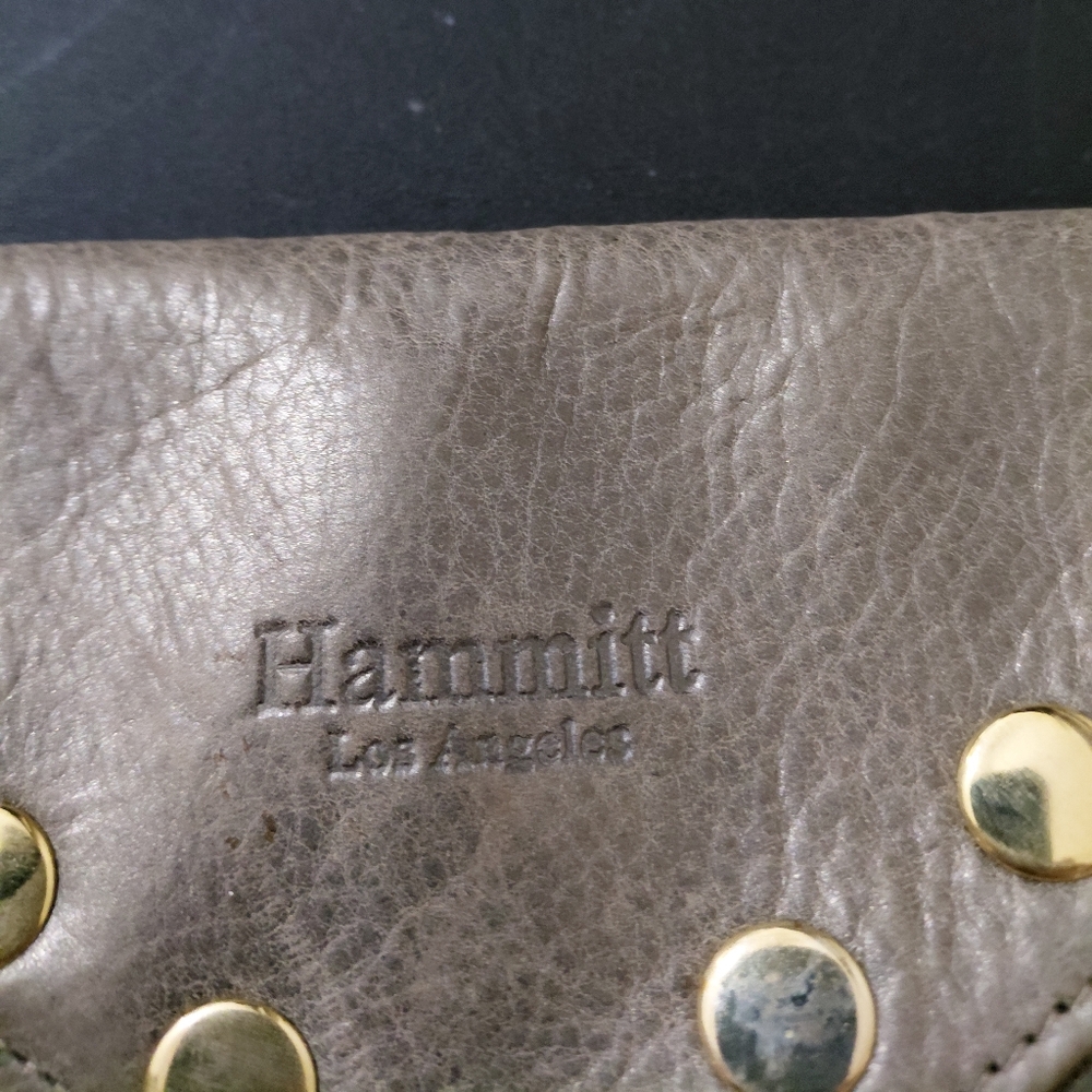 Hammitt Los Angeles Metallic Leather Clutch